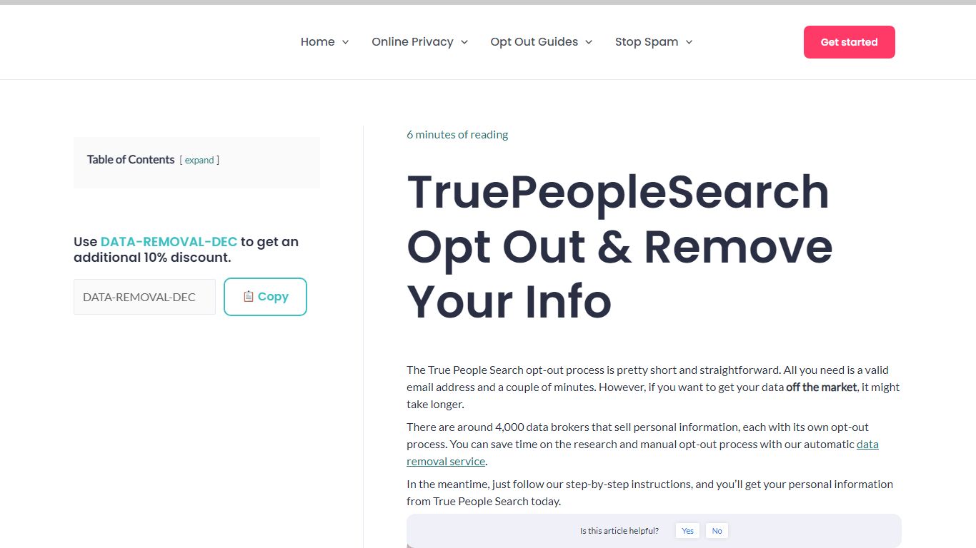 TruePeopleSearch Opt Out & Remove Your Info - Incogni Blog